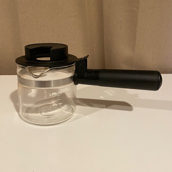 Espresso‎ Machine Carafe Replacement Part 8x3.25 Glass with Handle - Picture 1 of 5